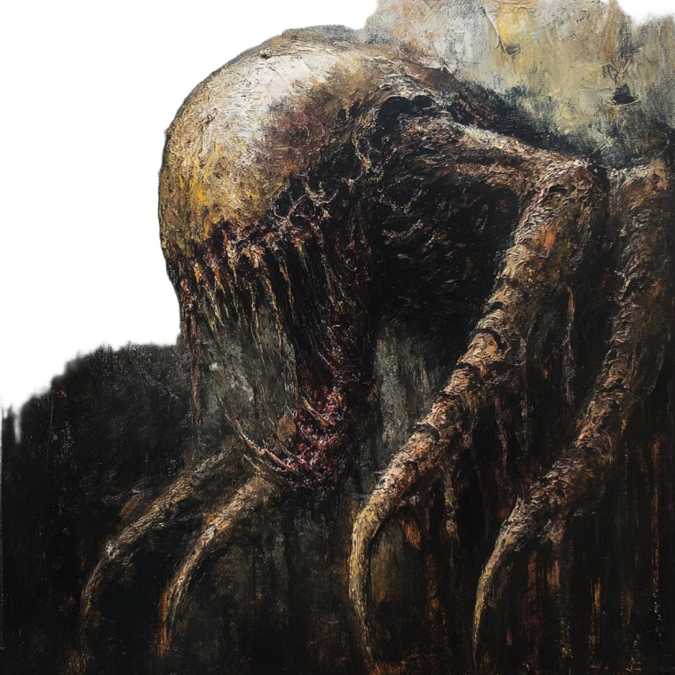 Eldritch Creature Vinyl Car Decal Sticker – Waterproof & UV-Resistant 8"