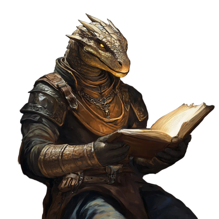 Dragonborn Bard Scribe Vinyl Car Decal Sticker – Waterproof & UV-Resistant 8"