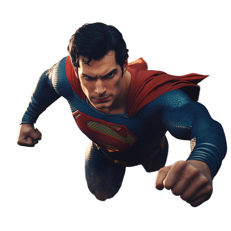 Superman Takes Flight Vinyl Car Decal Sticker – Waterproof & UV-Resistant 8"