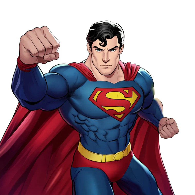 Superhero Portrait V4 Vinyl Car Decal Sticker – Waterproof & UV-Resistant 8"