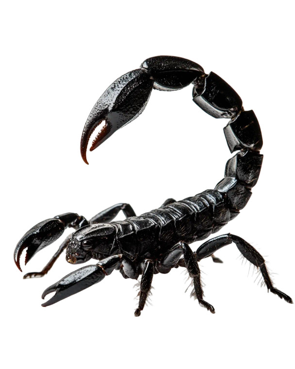 Black Scorpion Art V3 Vinyl Car Decal Sticker – Waterproof & UV-Resistant 8"