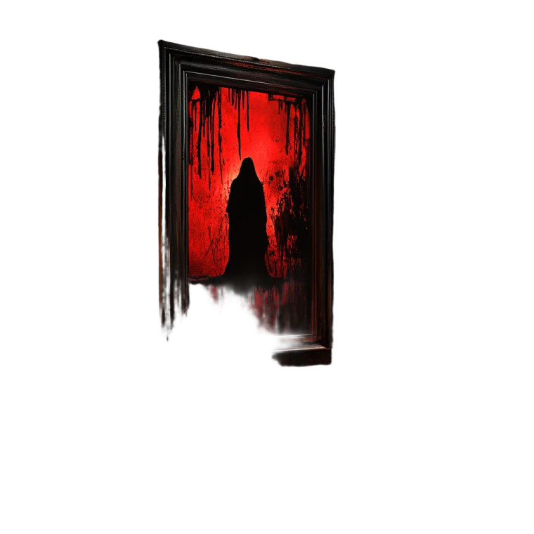 Ghostly Mirror Reflection Vinyl Car Decal Sticker – Waterproof & UV-Resistant 8" Ghostly Mirror Reflection Vinyl Car Decal Sticker – Waterproof & UV-Resistant 8"