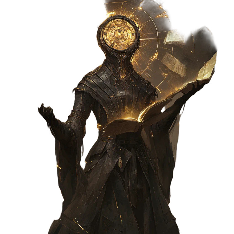 Chronos The Archivist Vinyl Car Decal Sticker – Waterproof & UV-Resistant 8"