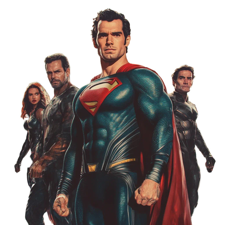 Superhero Showdown Vinyl Car Decal Sticker – Waterproof & UV-Resistant 8"