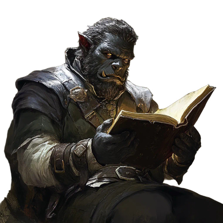 Orc Mage Vinyl Car Decal Sticker – Waterproof & UV-Resistant 8"