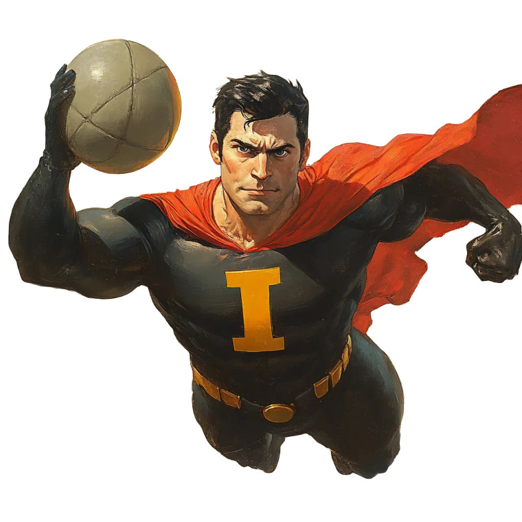 Flying Superhero With Kettle Vinyl Car Decal Sticker – Waterproof & UV-Resistant 8"