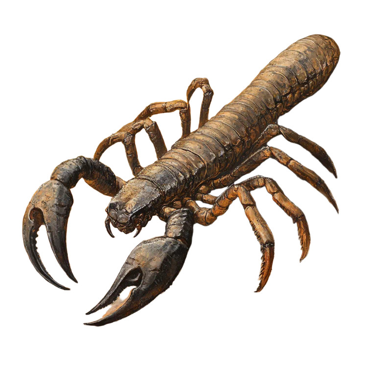 Carboniferous Scorpion Vinyl Car Decal Sticker – Waterproof & UV-Resistant 8"