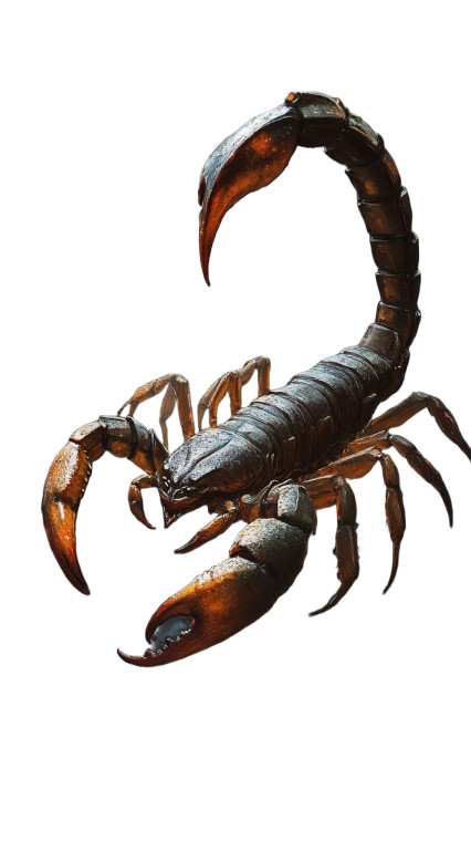 Scorpion V9 Vinyl Car Decal Sticker – Waterproof & UV-Resistant 8"