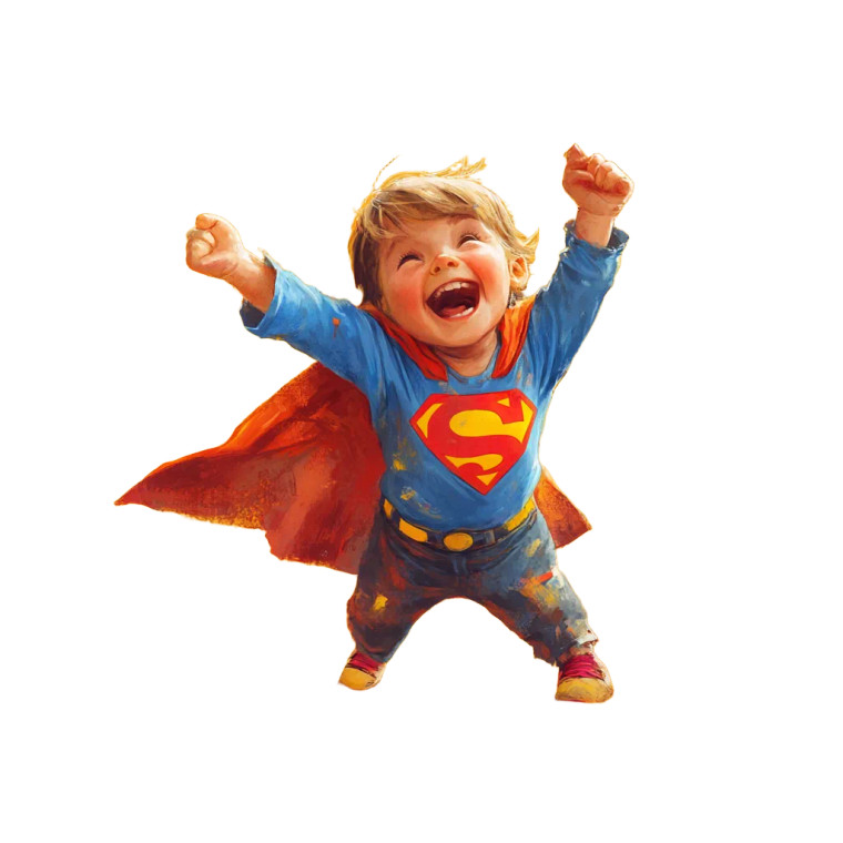 Pixar Style Child Vinyl Car Decal Sticker – Waterproof & UV-Resistant 8"