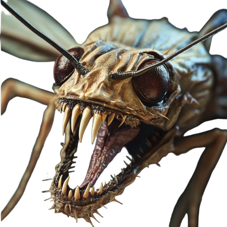 Dragon Mosquito Vampire Vinyl Car Decal Sticker – Waterproof & UV-Resistant 8"