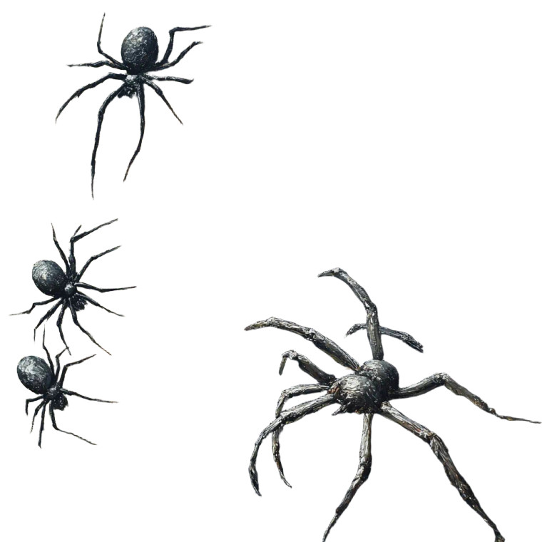 Zombie Spider Feast Vinyl Car Decal Sticker – Waterproof & UV-Resistant 8"