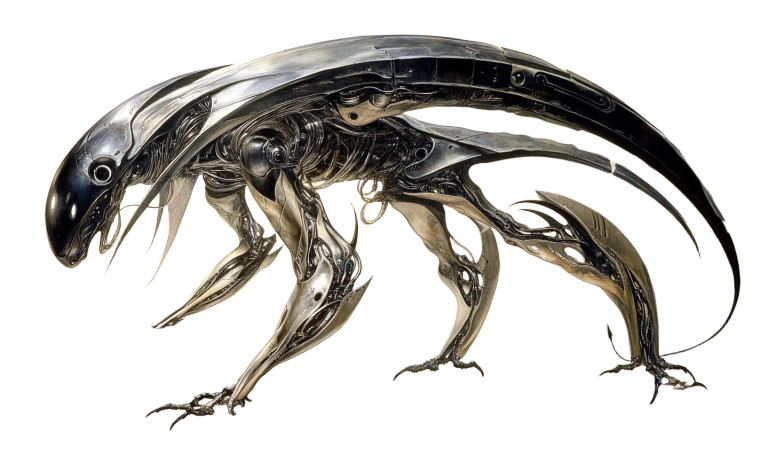 Metallic Alien Predator Vinyl Car Decal Sticker – Waterproof & UV-Resistant 8" Metallic Alien Predator Vinyl Car Decal Sticker – Waterproof & UV-Resistant 8"