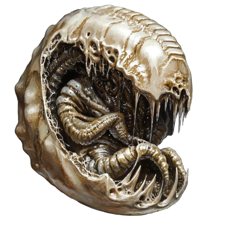 Phyrexian Xenomorph Vinyl Car Decal Sticker – Waterproof & UV-Resistant 8"