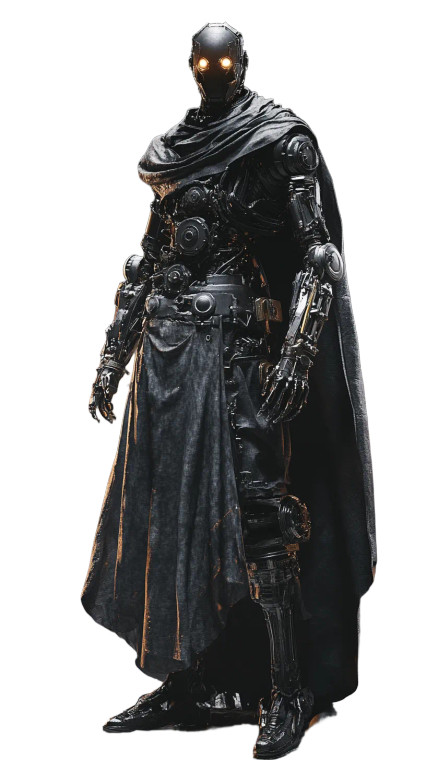 Steampunk Cyber Character Vinyl Car Decal Sticker – Waterproof & UV-Resistant 8"