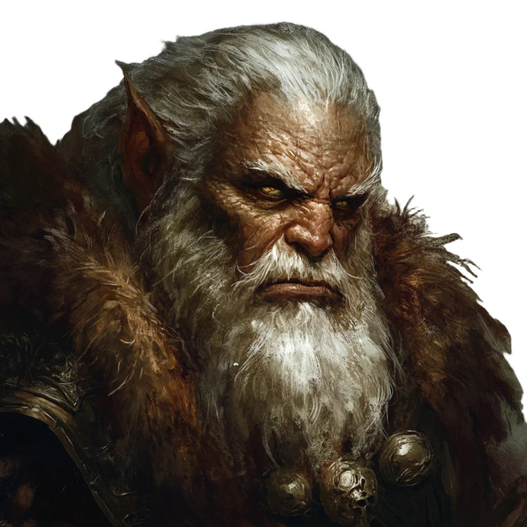 Fantasy Clan Chief Vinyl Car Decal Sticker – Waterproof & UV-Resistant 8"