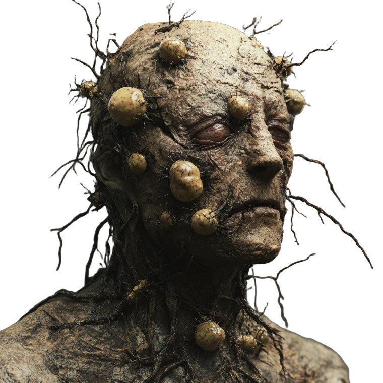 Sinister Grimy Man Vinyl Car Decal Sticker – Waterproof & UV-Resistant 8"