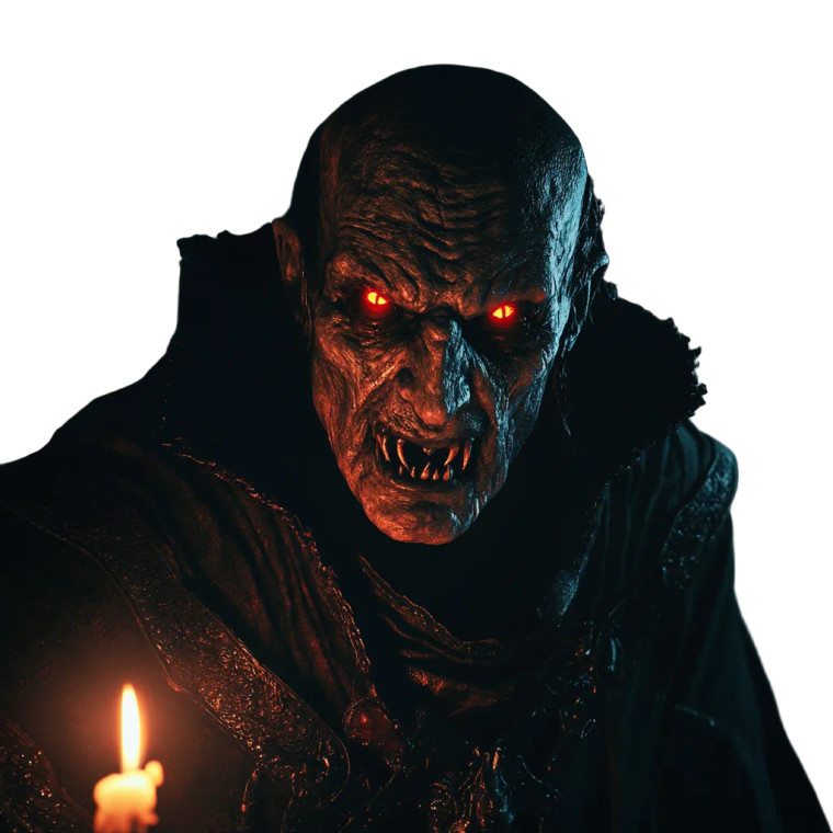 Ancient Vampire Vinyl Car Decal Sticker – Waterproof & UV-Resistant 8"