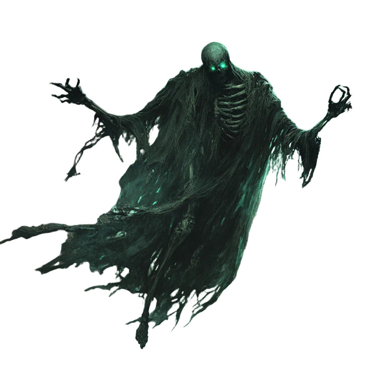 Wraith Spirit Vinyl Car Decal Sticker – Waterproof & UV-Resistant 8"