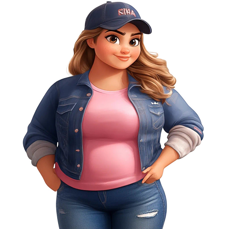 Nikla Pixar-Style Vinyl Car Decal Sticker – Waterproof & UV-Resistant 8"