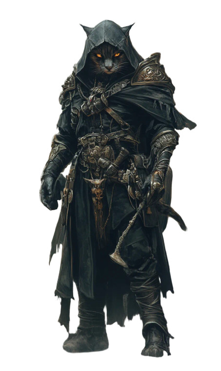 Bobcat-Humanoid Hybrid Vinyl Car Decal Sticker – Waterproof & UV-Resistant 8"