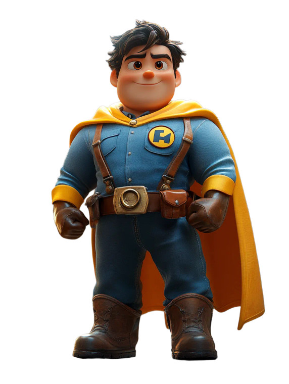 Pixar Superhero V2 Vinyl Car Decal Sticker – Waterproof & UV-Resistant 8" Pixar Superhero V2 Vinyl Car Decal Sticker – Waterproof & UV-Resistant 8"