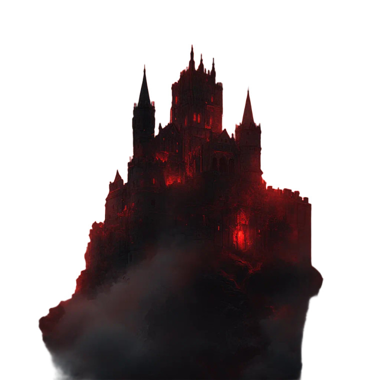 Horror Castle Vinyl Car Decal Sticker – Waterproof & UV-Resistant 8"