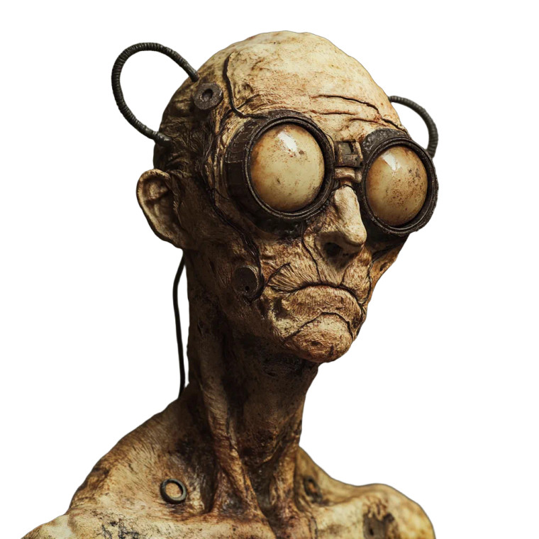 Mutant Human Vinyl Car Decal Sticker – Waterproof & UV-Resistant 8"