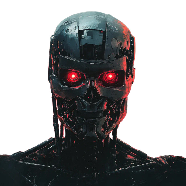 Terminator V2 Vinyl Car Decal Sticker – Waterproof & UV-Resistant 8"