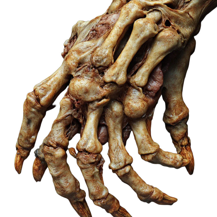 Zombie Skeleton Hands Vinyl Car Decal Sticker – Waterproof & UV-Resistant 8"