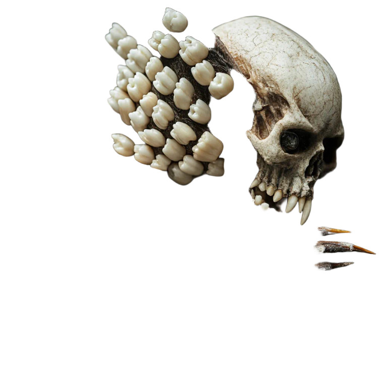 Dark Tooth Fairy Vinyl Car Decal Sticker – Waterproof & UV-Resistant 8"