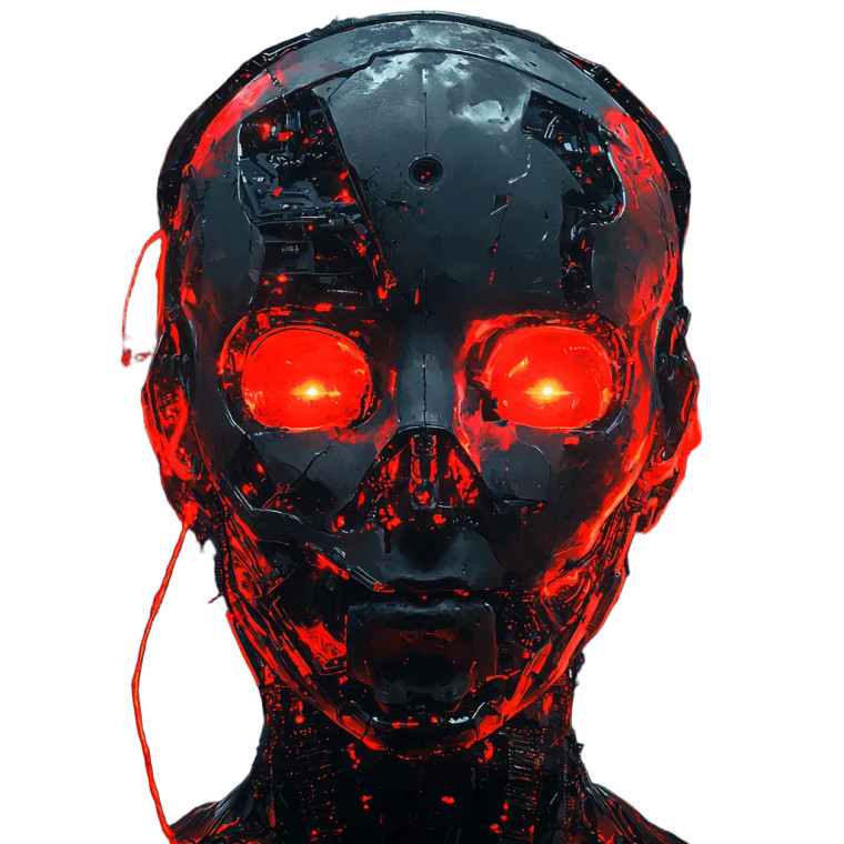 Evil Ai Artist Vinyl Car Decal Sticker – Waterproof & UV-Resistant 8"