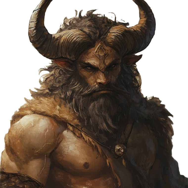 Demigod Minotaur Vinyl Car Decal Sticker – Waterproof & UV-Resistant 8"