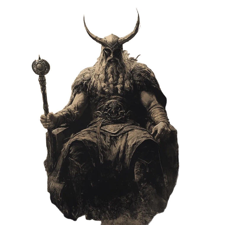 Odin Of Asgard Vinyl Car Decal Sticker – Waterproof & UV-Resistant 8"