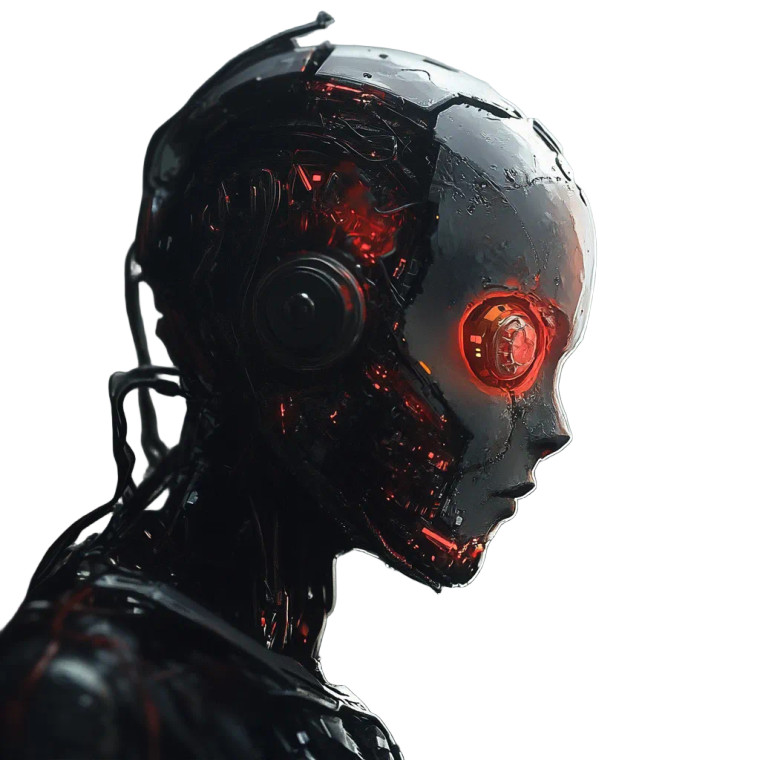 Brutal Ai Creation Vinyl Car Decal Sticker – Waterproof & UV-Resistant 8"