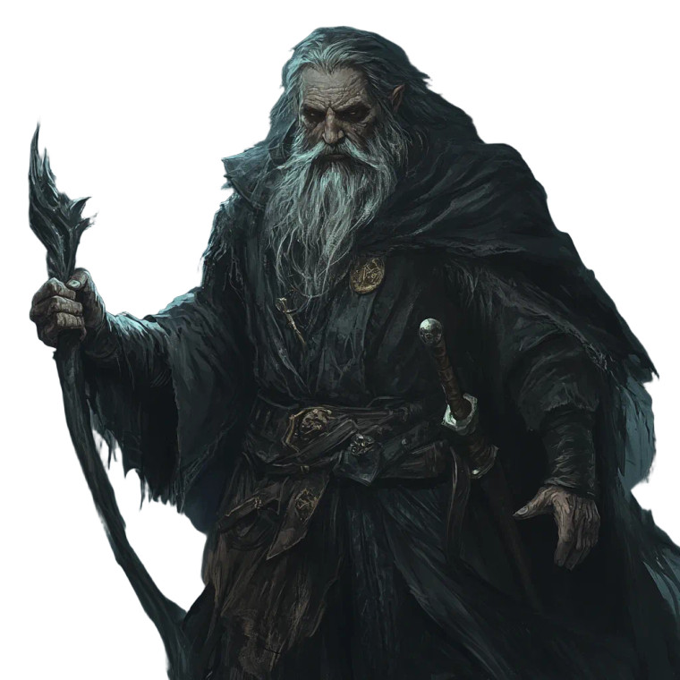 Cunning Human Wizard Vinyl Car Decal Sticker – Waterproof & UV-Resistant 8"