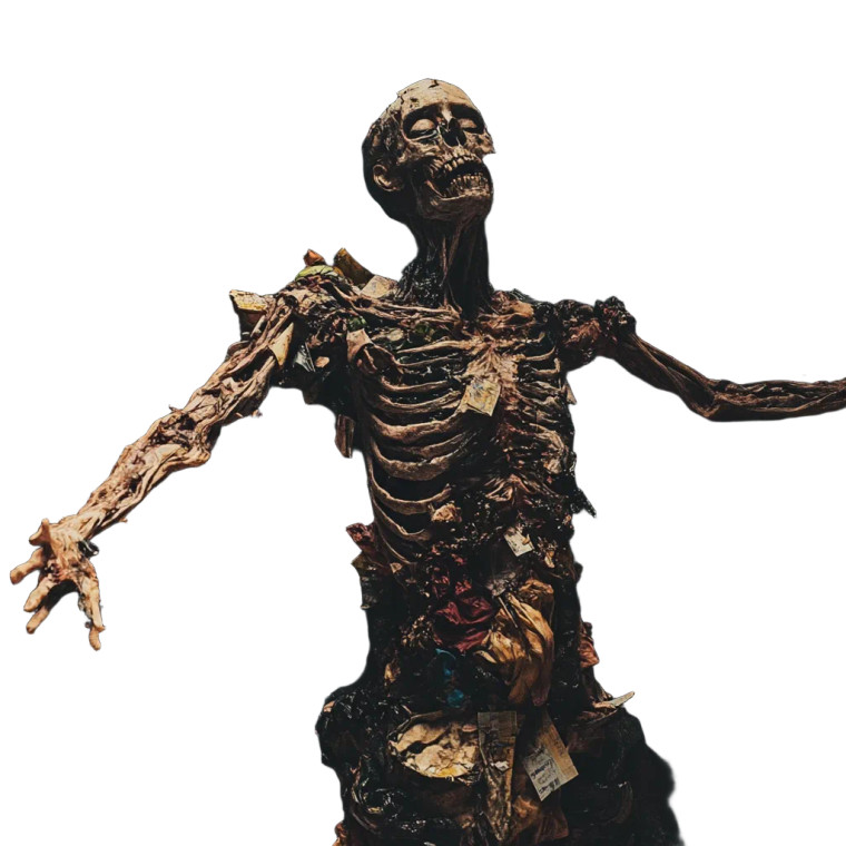 Materialized Evil Spirit Vinyl Car Decal Sticker – Waterproof & UV-Resistant 8"