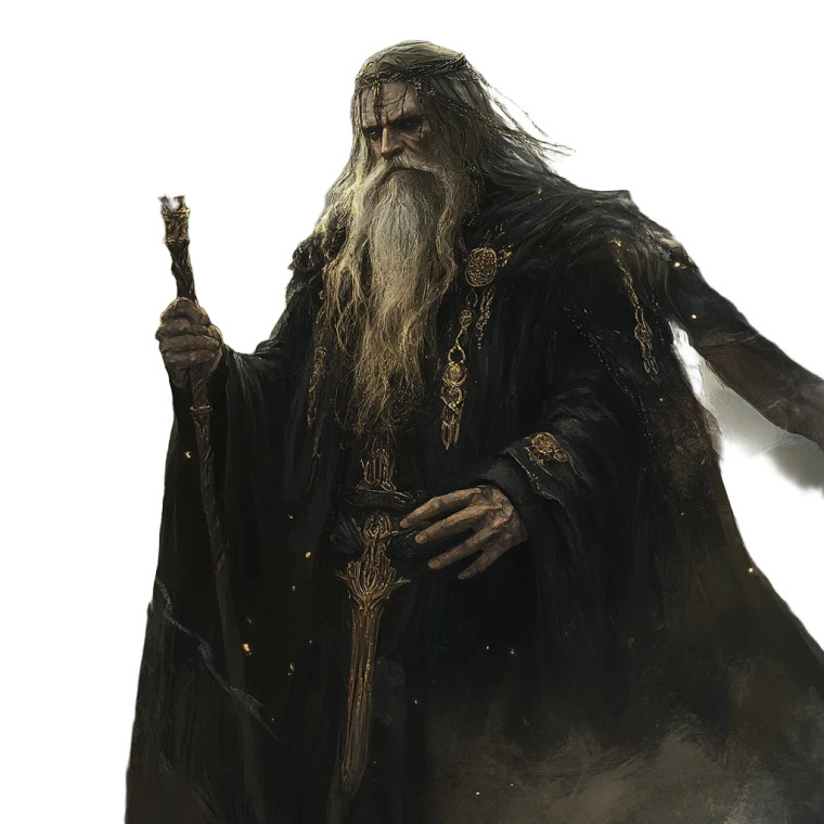 Old Noble Wizard Vinyl Car Decal Sticker – Waterproof & UV-Resistant 8" Old Noble Wizard Vinyl Car Decal Sticker – Waterproof & UV-Resistant 8"