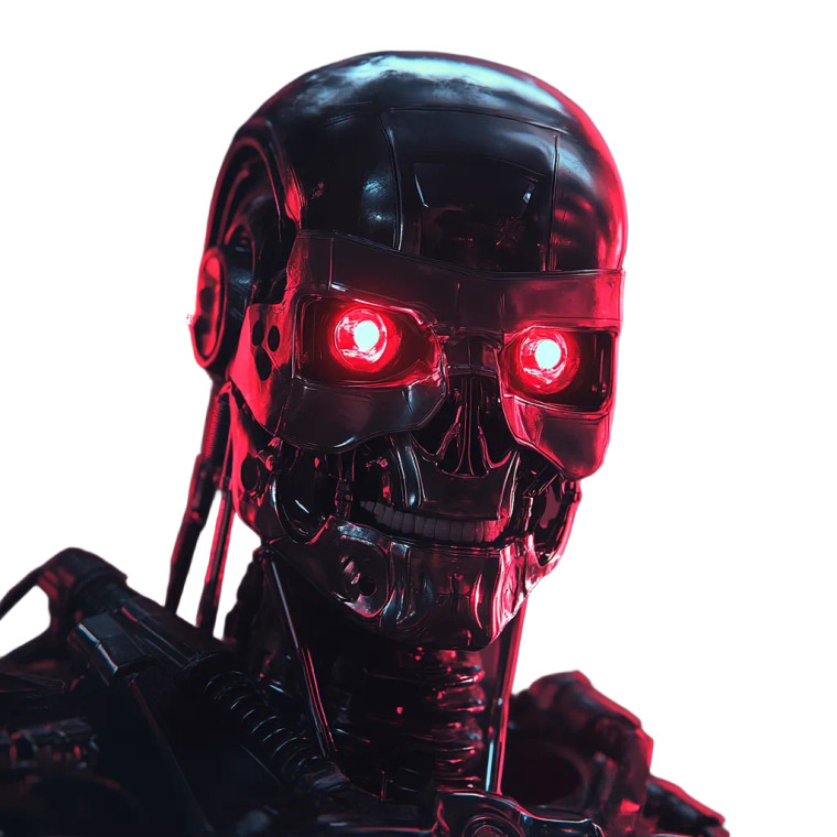 Jedi Terminator Vinyl Car Decal Sticker – Waterproof & UV-Resistant 8"