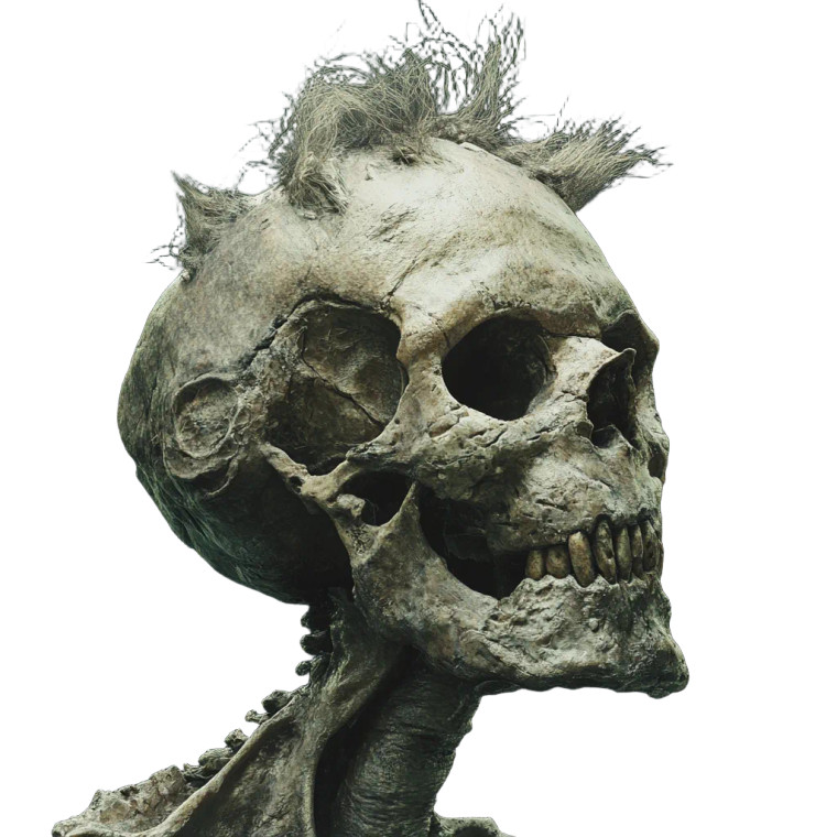 Decayed Ogre Skeleton Vinyl Car Decal Sticker – Waterproof & UV-Resistant 8"