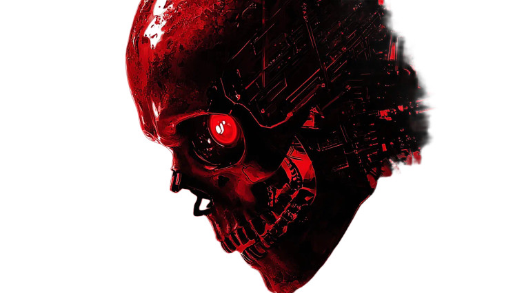 Mechanical Skull Artwork Vinyl Car Decal Sticker – Waterproof & UV-Resistant 8"