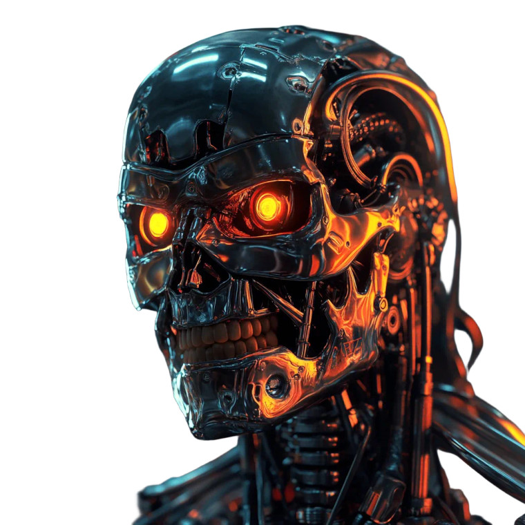 Classic Terminator Vinyl Car Decal Sticker – Waterproof & UV-Resistant 8"