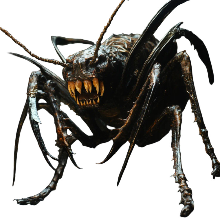 Terrifying Insect Vinyl Car Decal Sticker – Waterproof & UV-Resistant 8"