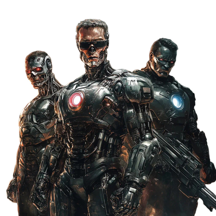 Terminator Avengers Vinyl Car Decal Sticker – Waterproof & UV-Resistant 8"