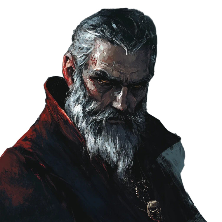 Dark Necromancer Wizard Vinyl Car Decal Sticker – Waterproof & UV-Resistant 8"