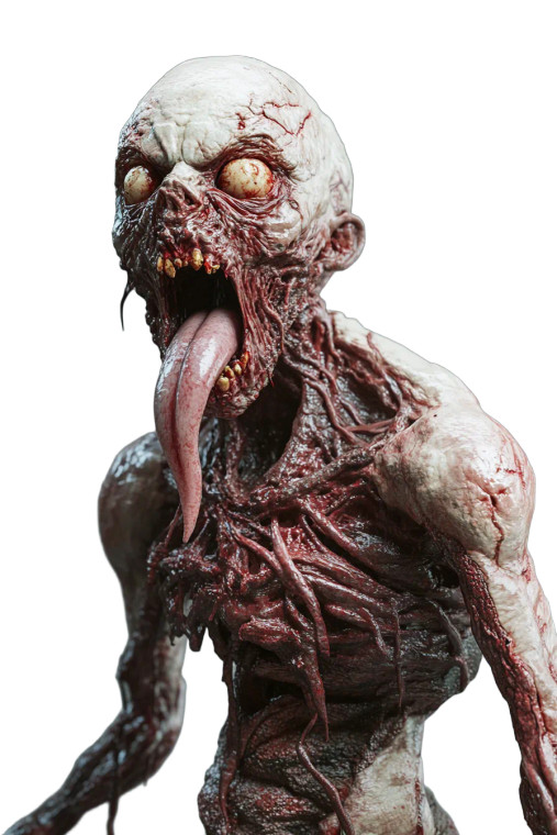 Ultra Defined Ghoul Vinyl Car Decal Sticker – Waterproof & UV-Resistant 8"