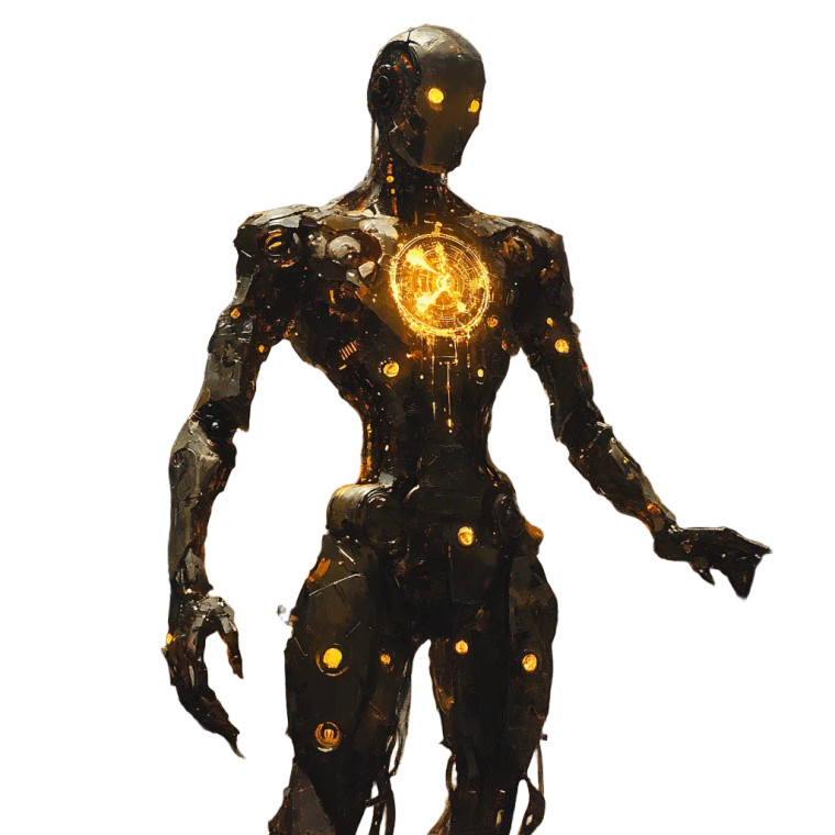 Alchemical Automaton Guardian Vinyl Car Decal Sticker – Waterproof & UV-Resistant 8"