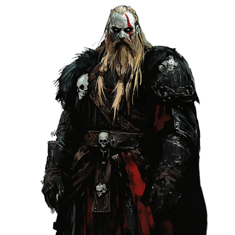 Khorne Viking Warrior Vinyl Car Decal Sticker – Waterproof & UV-Resistant 8"