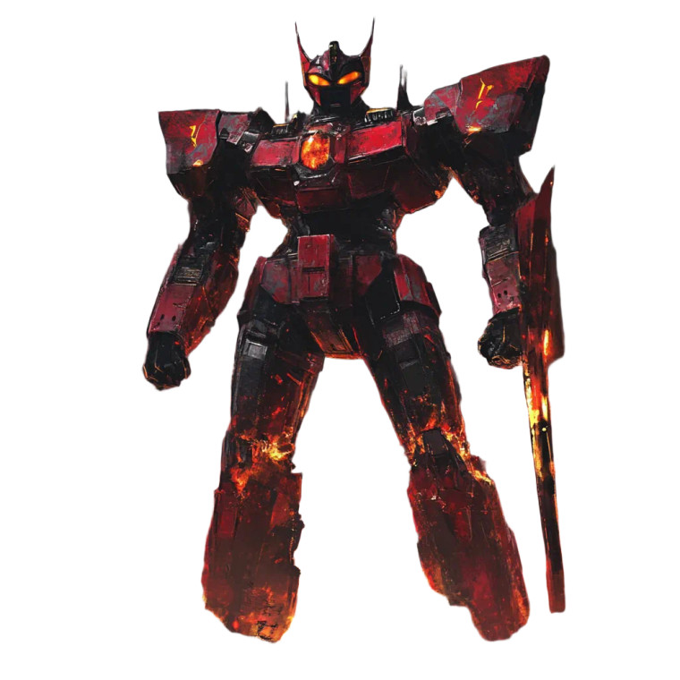 Power Rangers Megazord Vinyl Car Decal Sticker – Waterproof & UV-Resistant 8"