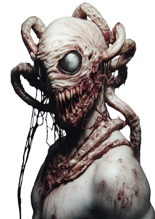 Evil God Portrait Vinyl Car Decal Sticker – Waterproof & UV-Resistant 8"