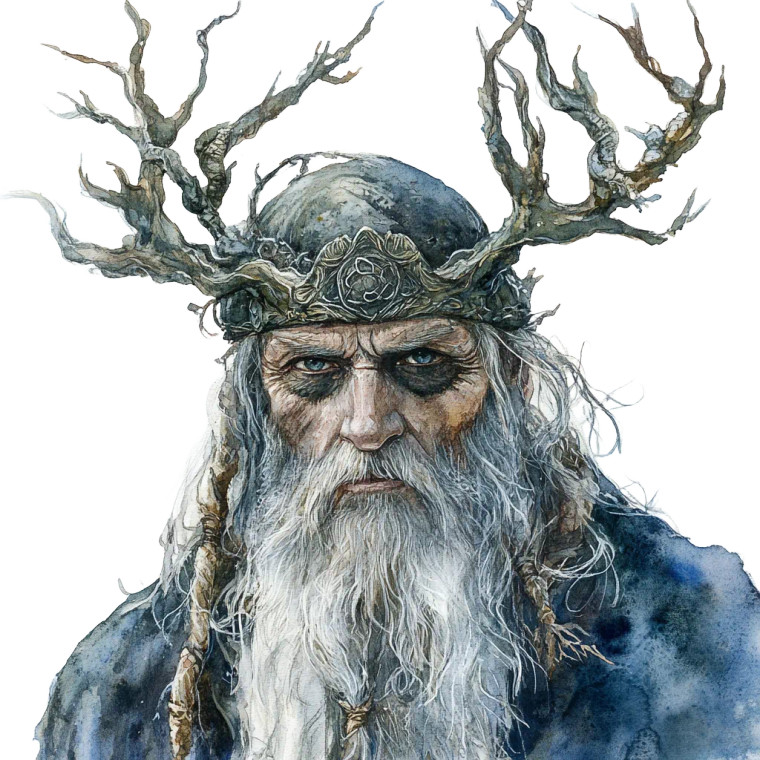 Olde Druid Vinyl Car Decal Sticker – Waterproof & UV-Resistant 8"